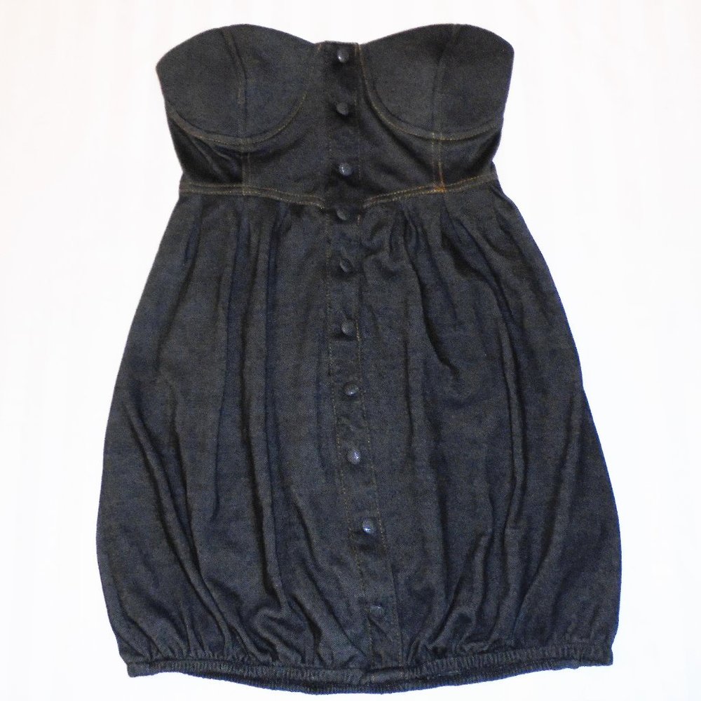 Dress SMALL NEW Strapless Knit Stretchy sleeveless summer minidress